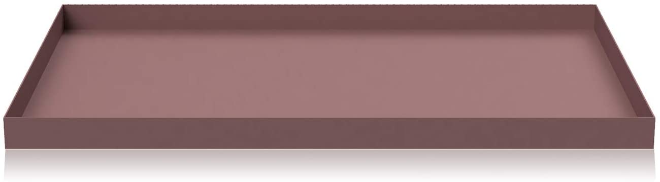 Cooee Design Tray Tray Stainless Steel Cinder Rose L 39 W 25 H 2 cm
