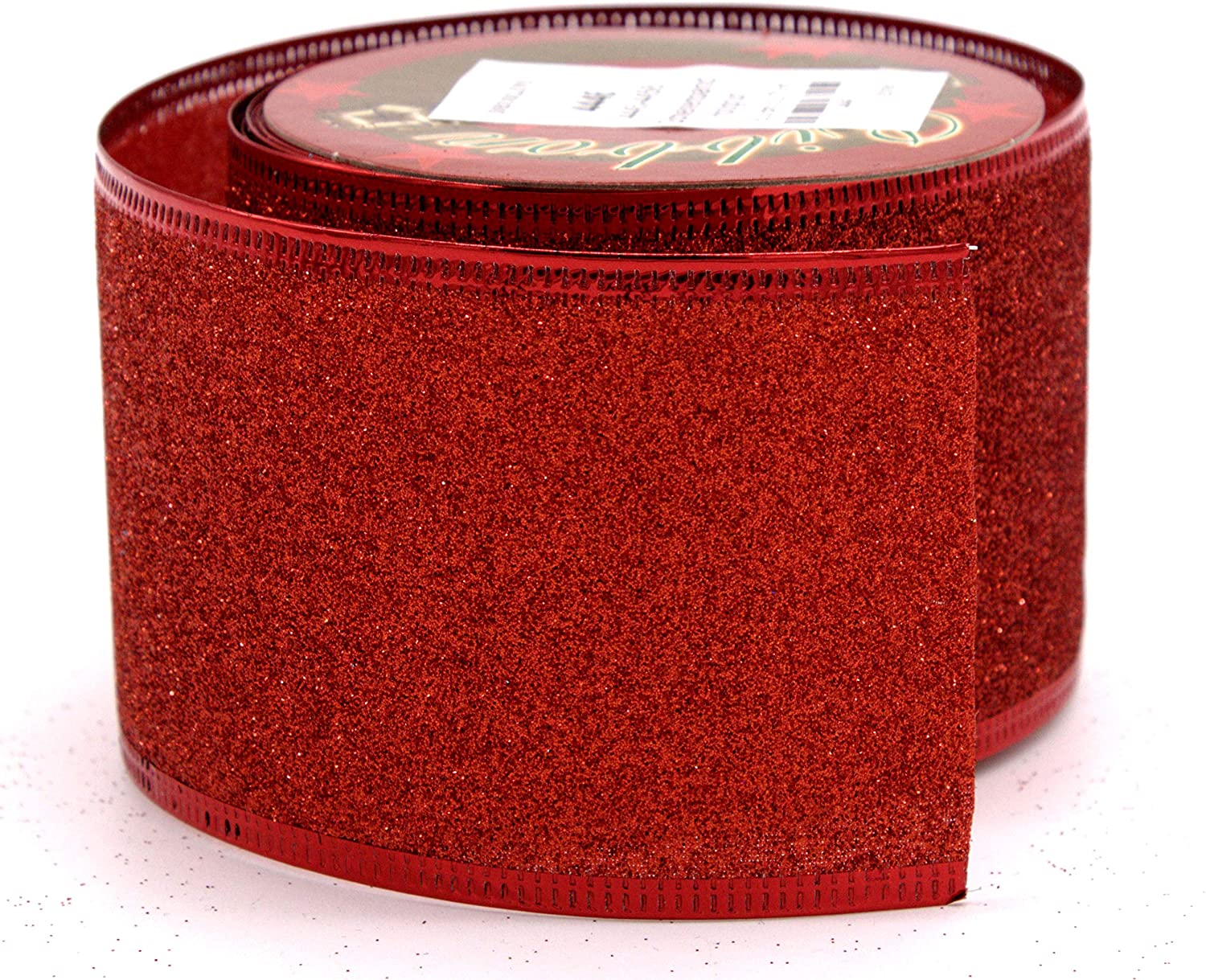 DARO DEKO Daro Decorative Fabric Ribbon 6.3 Cm X 2.7 M In Red Or Green - 1 Piece Or 3