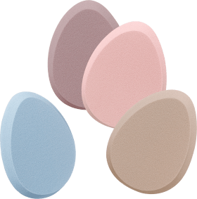 ebelin Make-up Schwämmchen oval, 1 St