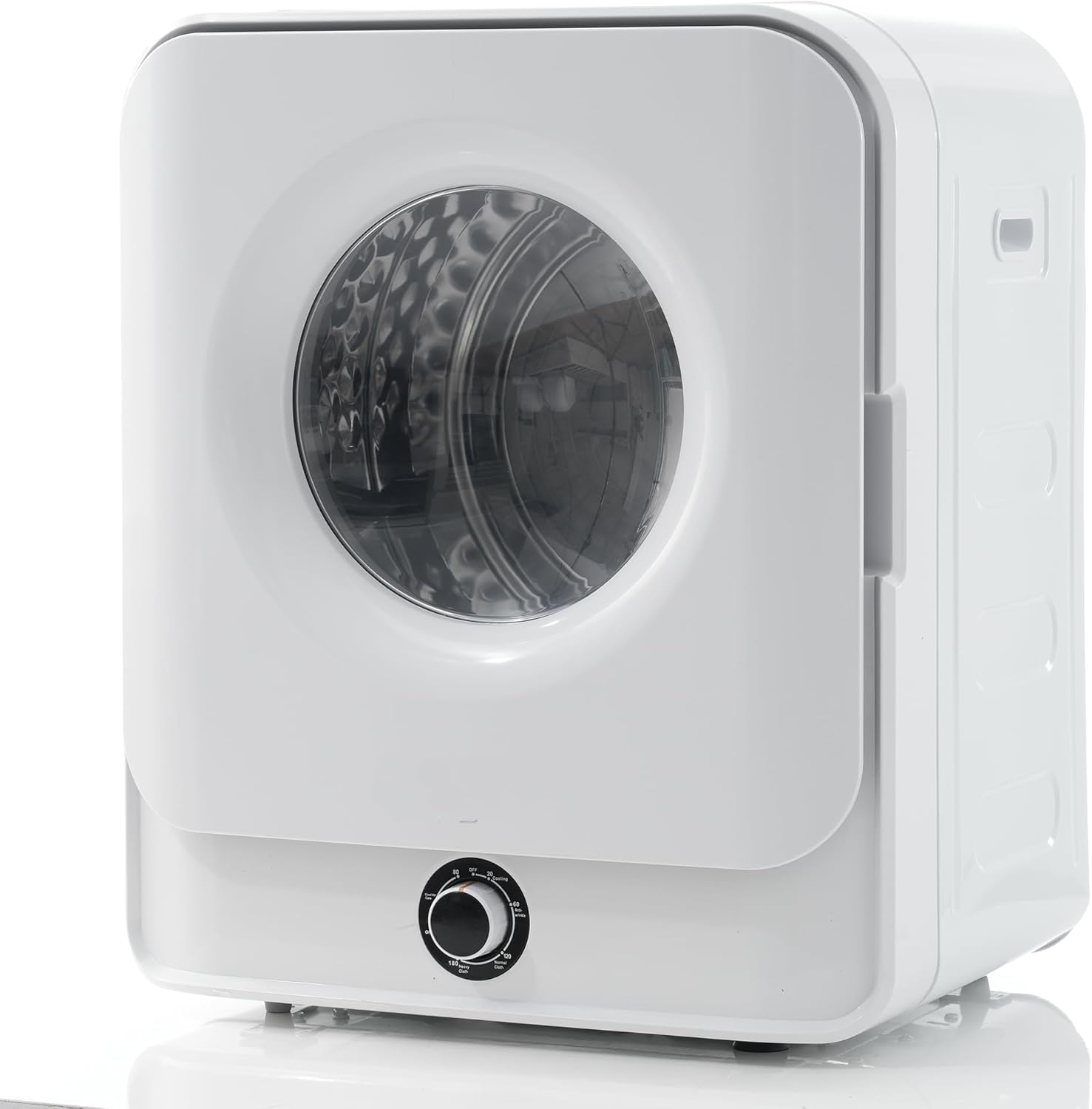 Exhaust Dryer 3kg Max 4.5kg Capacity - 830W 5 Programs Overheating Protection Wall Mounted Electric Tumble Dryer Small & Energy Saving