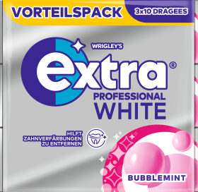 Wrigley\'s Chewing gum, Extra Professional White Bub problem 3 SPAL, 30 ST