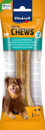 Vitakraft dog snack chew bone dental CHEWS (1 piece) size M, 95 g