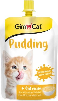 GimCat Cat food supplement, pudding with calcium, 150 g