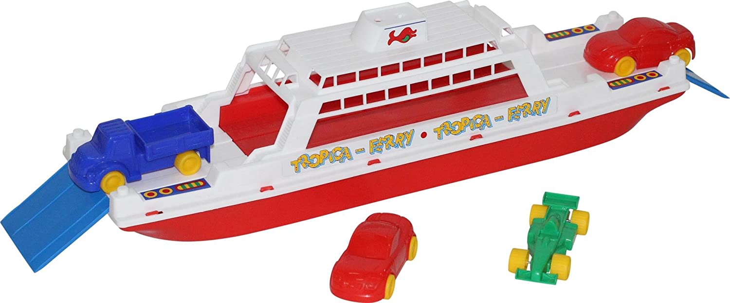 Polesie Boat With 4 Cars