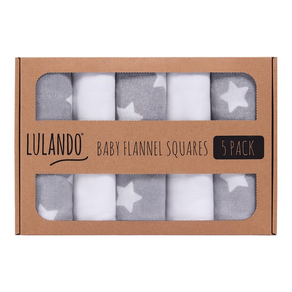 Lulando Cloth Nappies and Molton Cloths 70 x 80 cm – Pack of 5