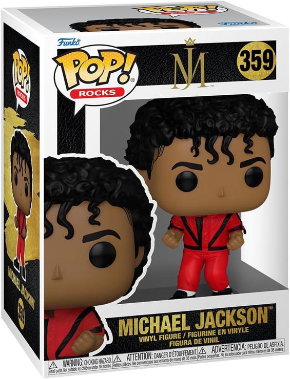 Funko Pop! Rocks: Michael Jackson - (Thriller) - Vinyl Collectible Figure - Gift Idea - Official Merchandise - Toys For Children and Adults - Music Fans - Model Figure For Collectors and Display