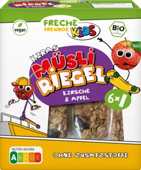 FRECHE FREUNDE Children's snack fruit bar apple cherry, from 3 years (6 x 26 g), 156 g