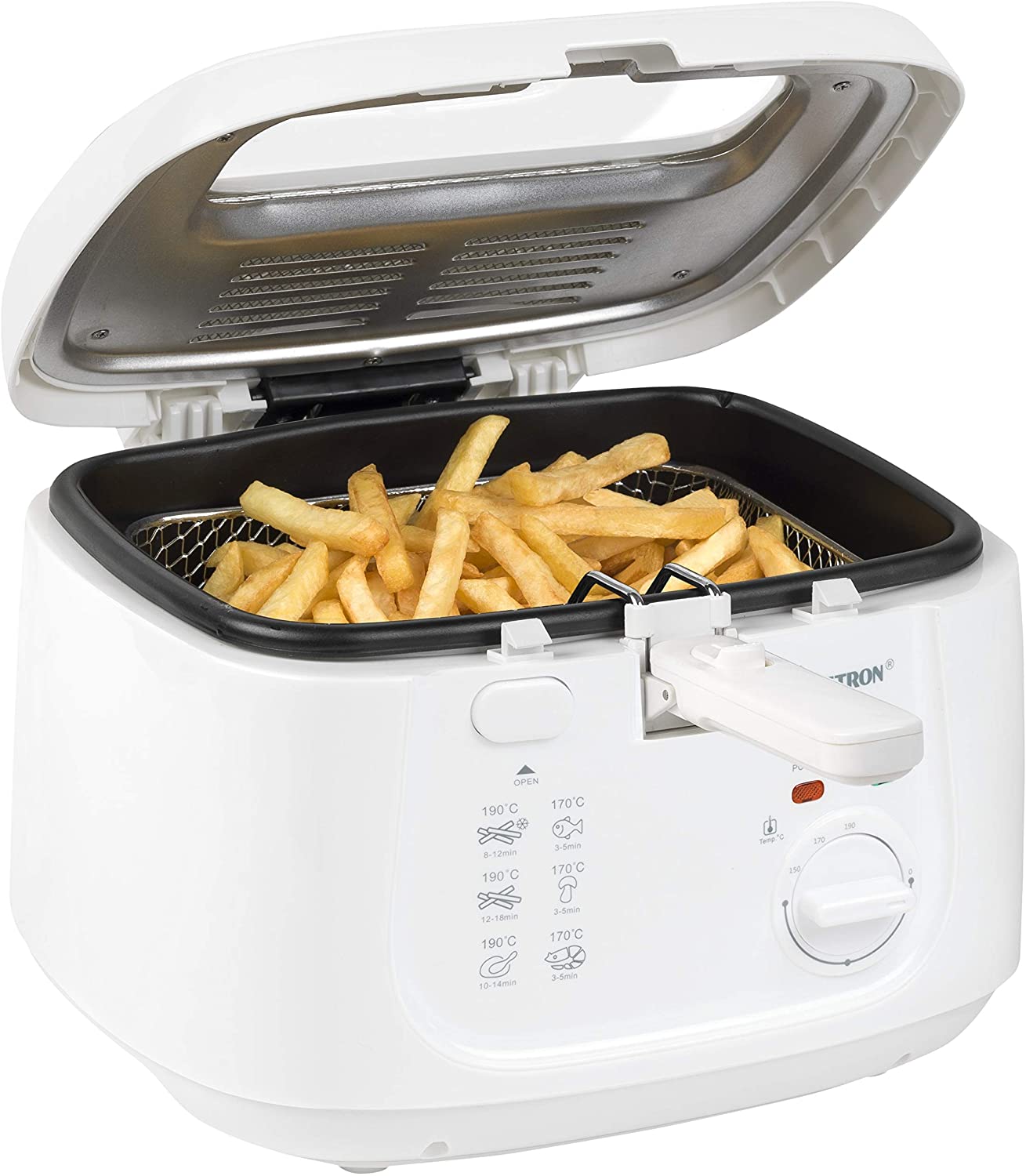 Bestron Deep Fryer for 700g Deep Fryer 2.5 Litre 1800W White