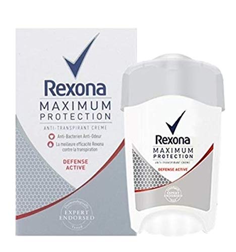 Rexona Women\'s Deodorant Stick Cream Maximum Protection Defense Active 45 ml Pack of 3
