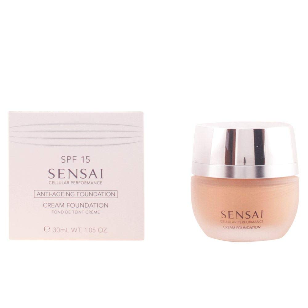 Kanebo Sensai Cellular Performance Cream Foundation CF24 Amber Beige Pack of 1 x 30 ml