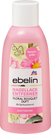 Nail polish remover Rose Acetone-free, 200 ml