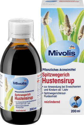 Mivolis Plantain cough syrup, 200 ml