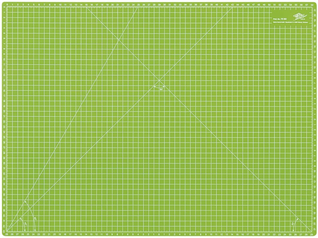 WEDO 7936014 Foldable Cutting Craft Mat, apple green