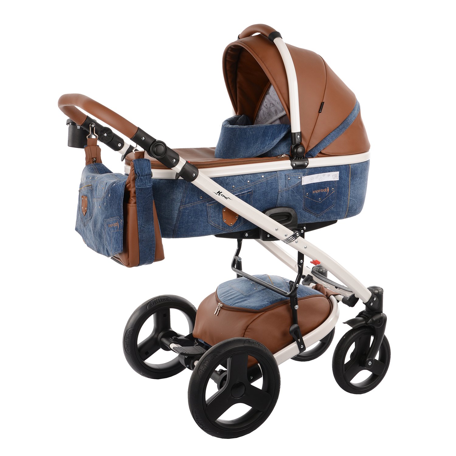 knorr-baby Knorr Baby 2395 1 K One Jeans 2 In 1 Combi Pushchair Blue