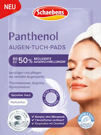 Schaebens Eye wipe pads with panthenol (1 pair), 2 pieces