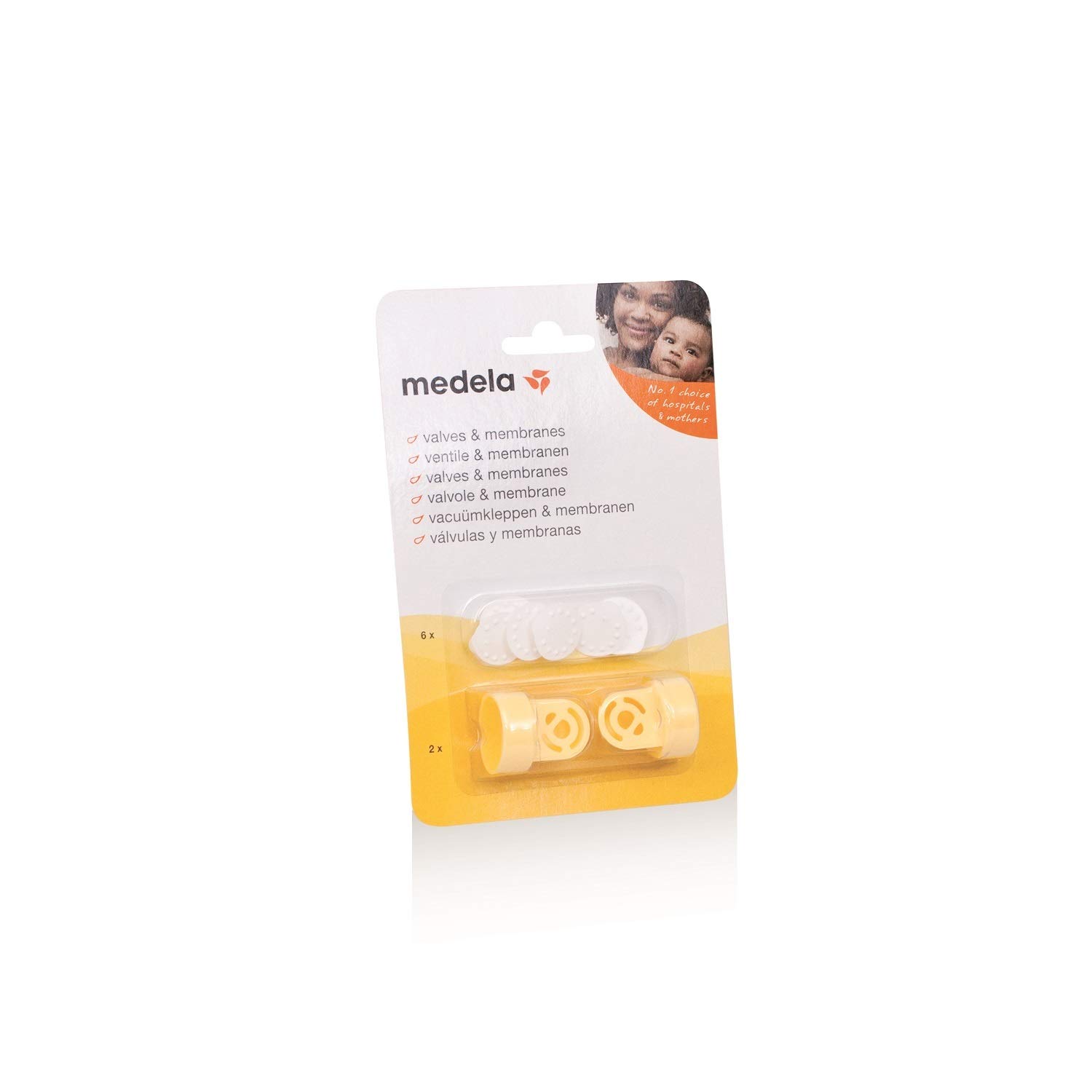 Medela 008.0293 Valves and Mambranen (Multi-Coloured)