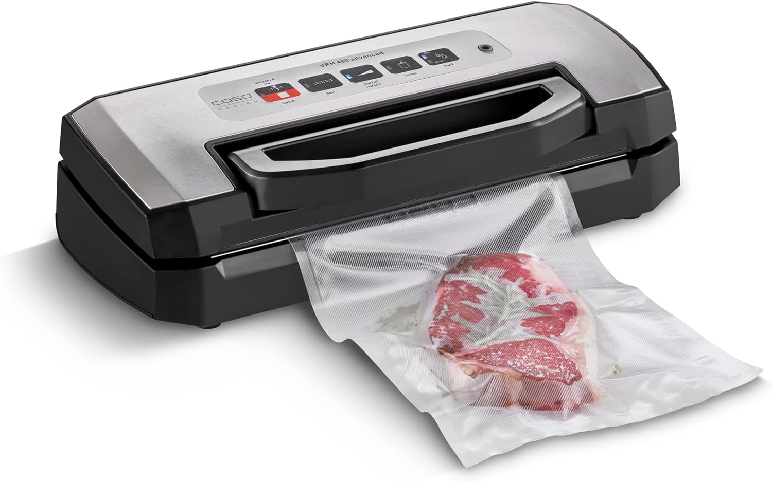 CASO Advanced Vacuum Sealer - Film Sealing Device - Extend the Shelf Life of Your Food - Ideal For Portioning and Storing Food