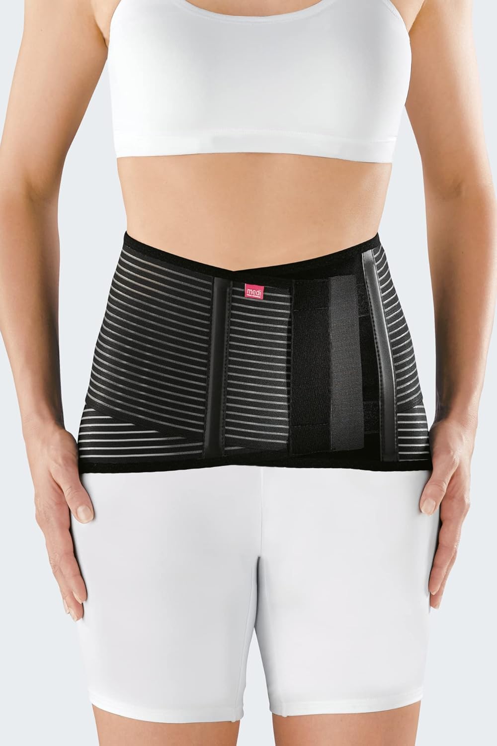 medi Store medi Lumbamed Active Stabilizing Orthosis I Back Support for Stabilization and Relief for Women I Black in Size III