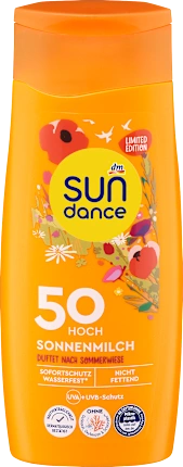 SUNDANCE Sun milk summer meadow SPF 50, 200 ml