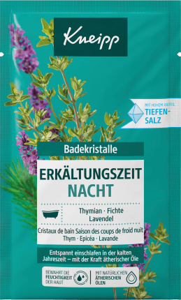 Kneipp Badesalz Erkältungszeit Nacht, 60 g