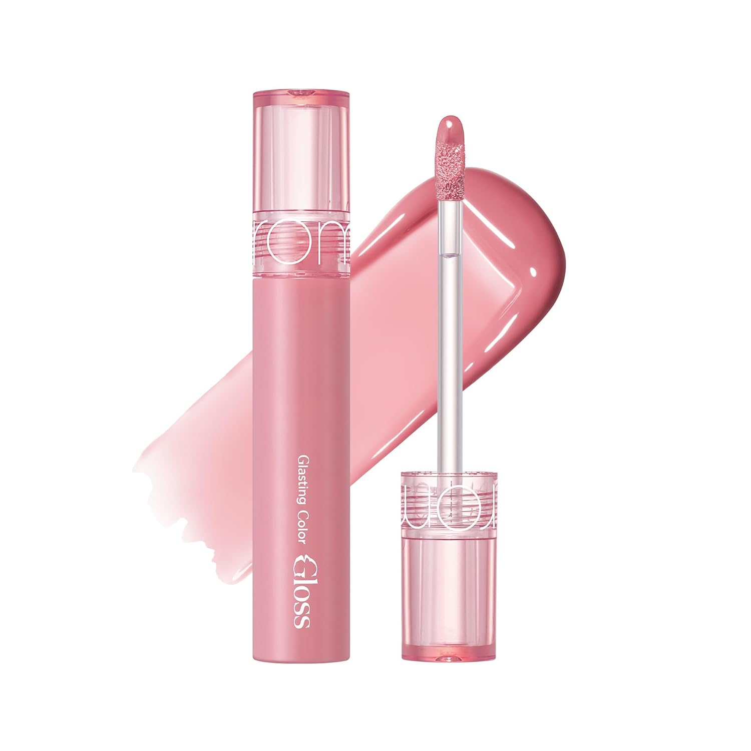 rom&nd Glasting Color Gloss (NEW) 6 Colors, Shiny Lip Gloss for Full-Like Lips, Plumping Finish, Volumiser Lips, 4 g 0.14 oz (01 Peony Ballet, 4 g (Pack of 1)