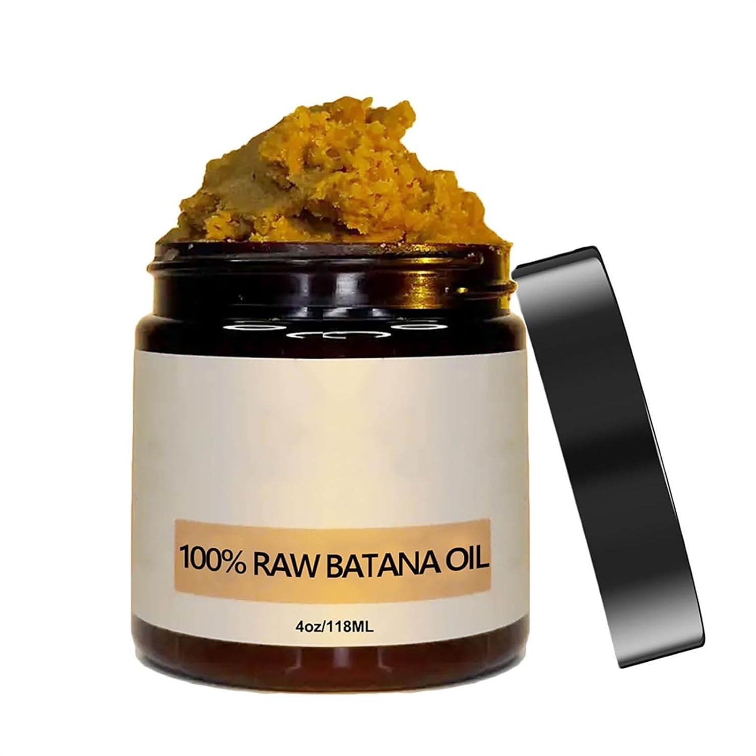 Batana Oil for Hair 118 ml, 100% Pure Cold Pressed Batana Essential Oil for Skin Care, Natural Batana Oil, Rosemary Oil Hair Care Oil, Suitable for All Hair (118 ml, 1 Piece)