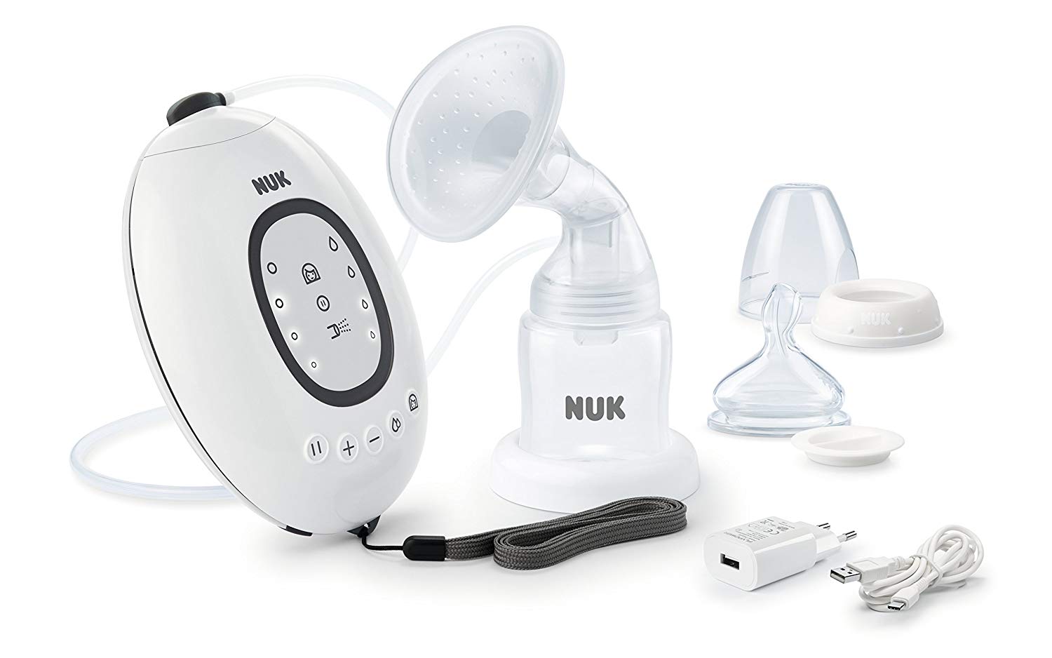 NUK First Choice+ 150ml Electric Breast Pump with LED Display and Memory Function