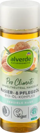 alverde NATURKOSMETIK Shaving and care oil per climate with organic oil complex, 100 ml