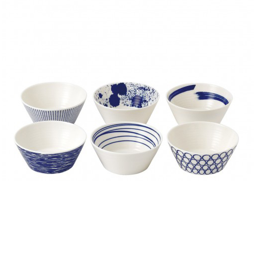 Royal Doulton Pacific Blue Shell 6 Parts