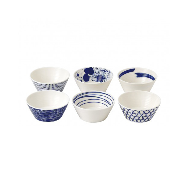 Royal Doulton Pacific Blue Shell 6 Parts