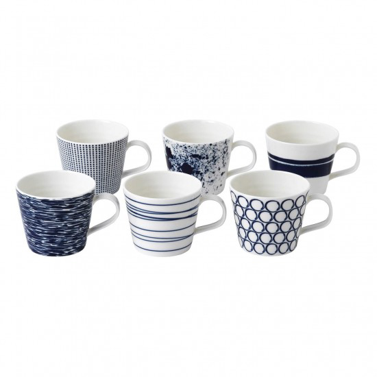 Royal Doulton Pacific Cup Blue 6 Parts
