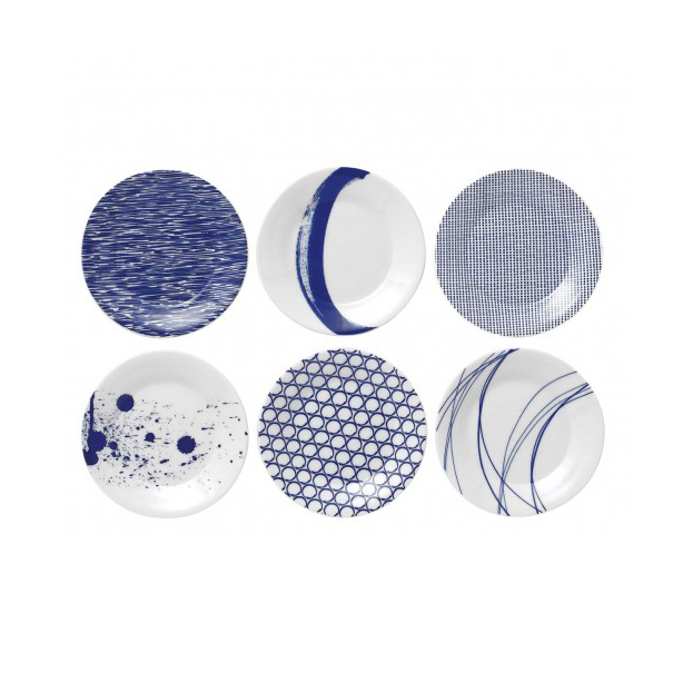 Royal Doulton Pacific Blue Plate 6 Parts