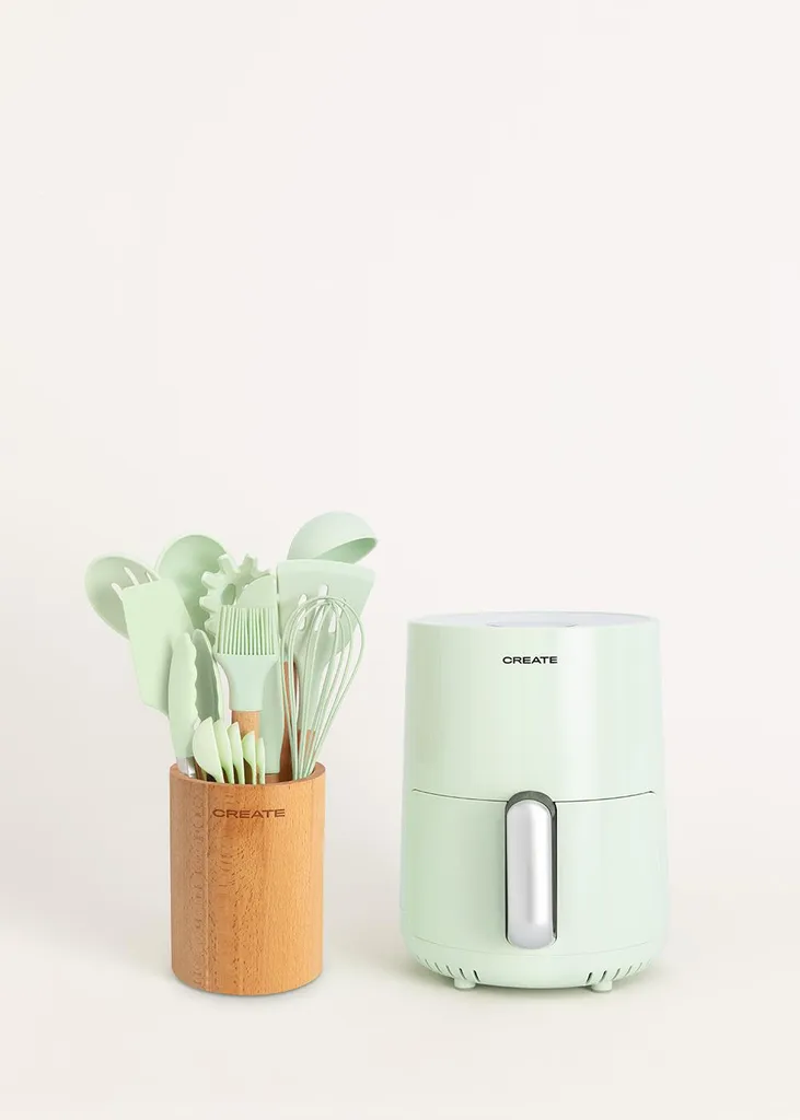 CREATE Pack AIR FRYER 1.5 L + Kitchen Utensil Set