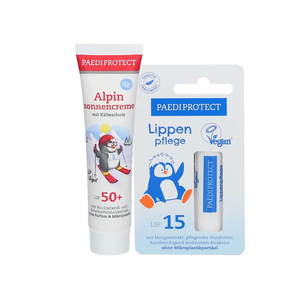 PAEDIPROTECT alpine sun cream SPF 50+ + lip care 1 St
