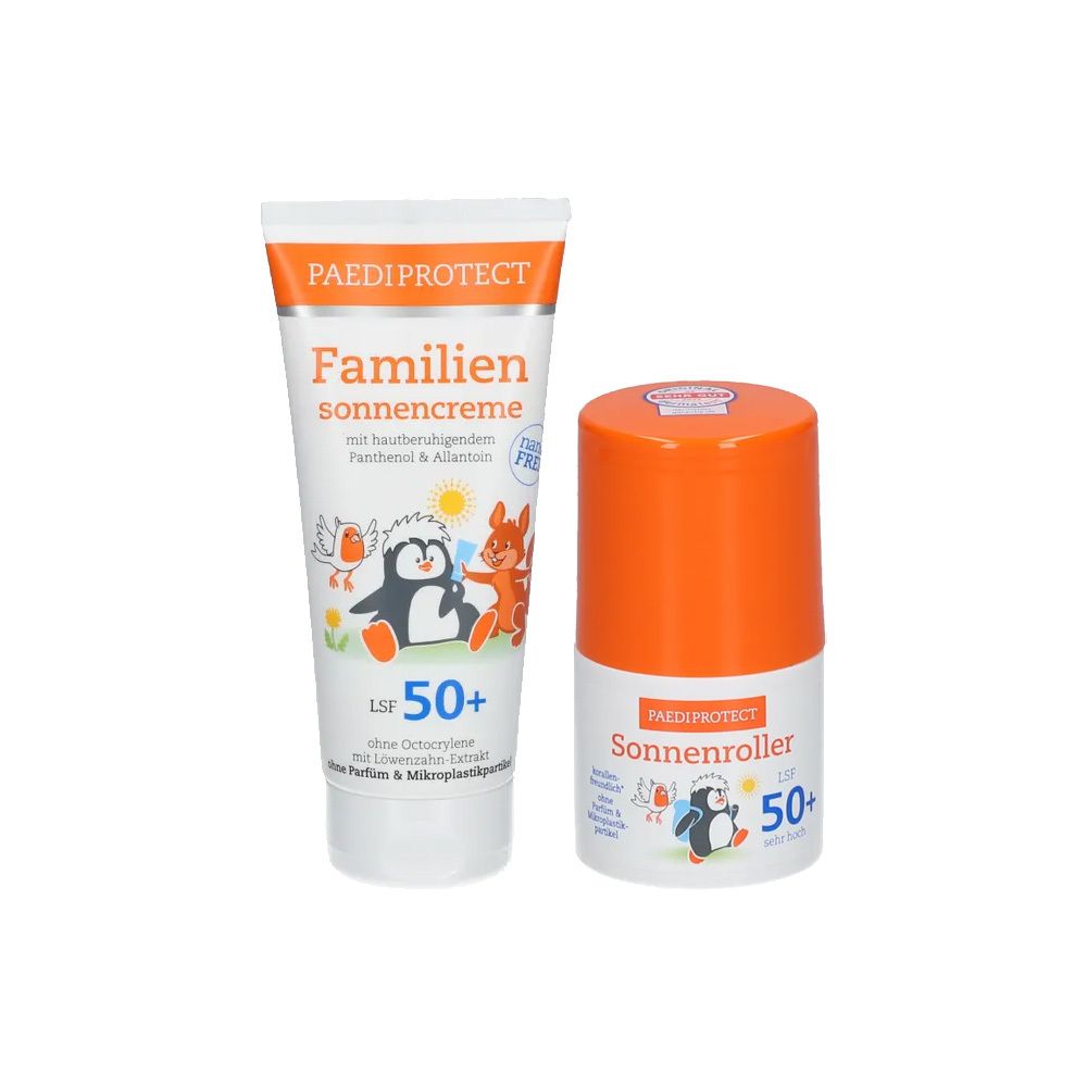PAEDIPROTECT family sunscreen + PAEDIPROTECT sun roller 50+ 1 St