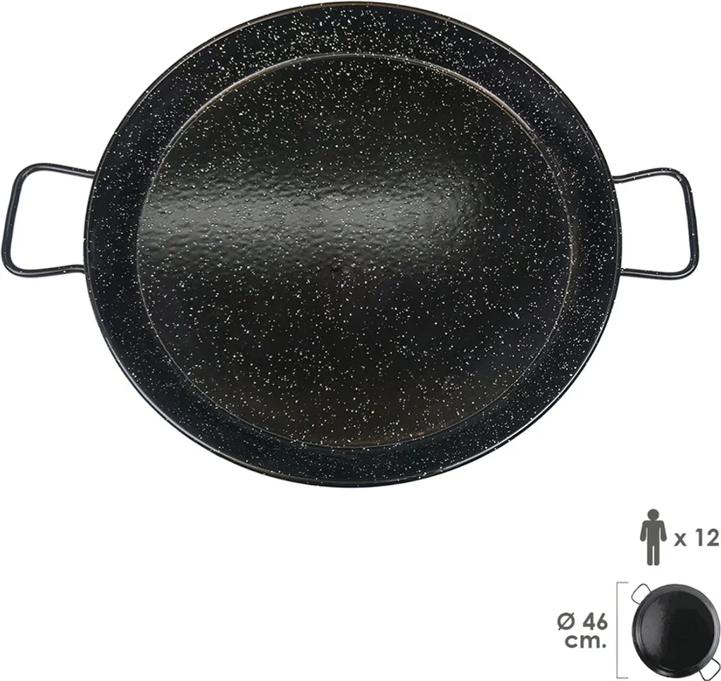 Garcima Paella pan, enamelled steel, ø 46 cm, 12 pieces - Other