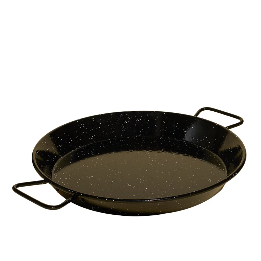 Paella pan Vaello, enamelled steel, for 4 people (Ø 30 cm)