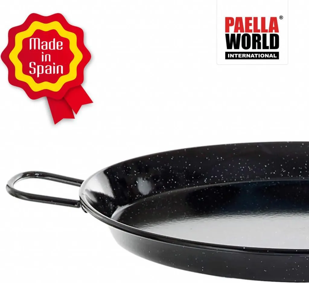 Paella World Original Spanish Paella Pan Type Valenciana 42cm Enamelled