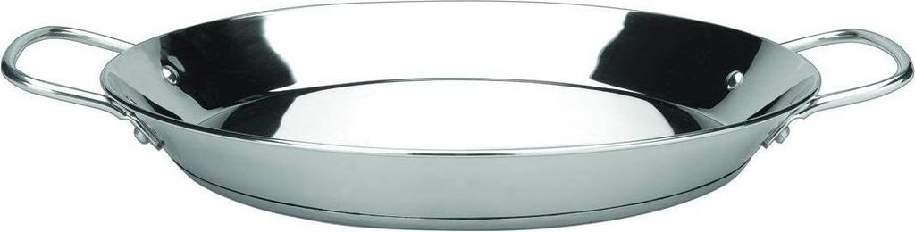 Markenlos Paella pan - 36 cm - suitable for 7 people - stainless steel