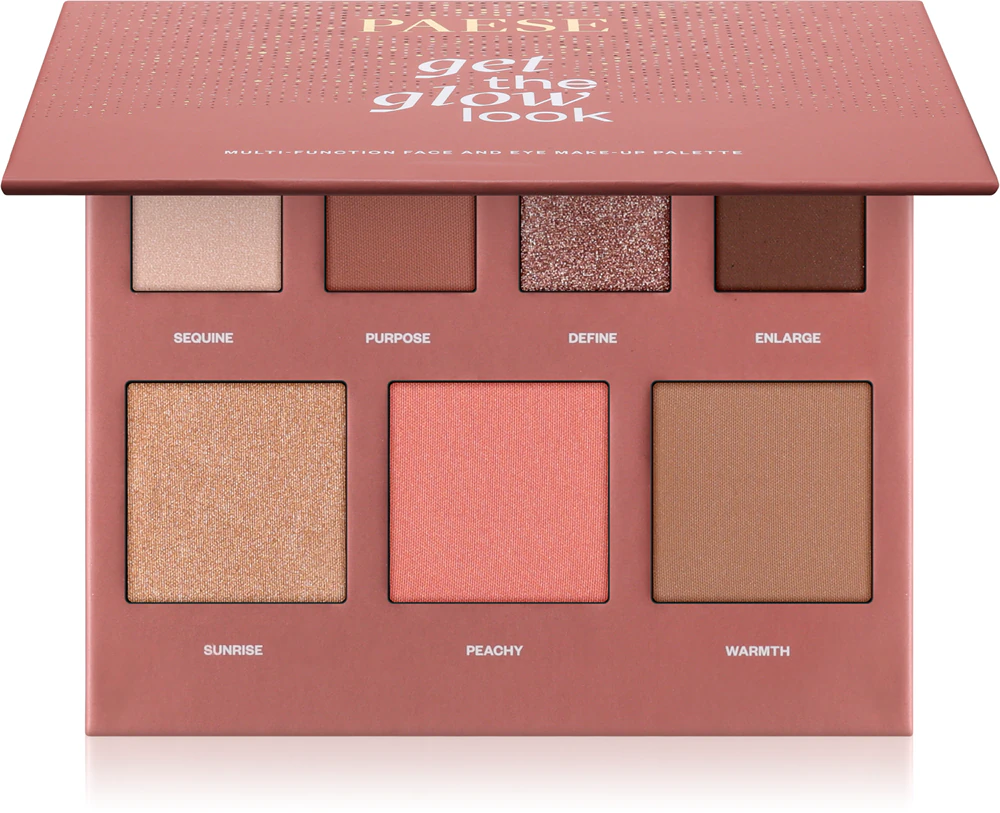 Paese Get The Glow Look Face And Eye Make-up Palette Eyeshadow & Contour Palette for Face and Eyes