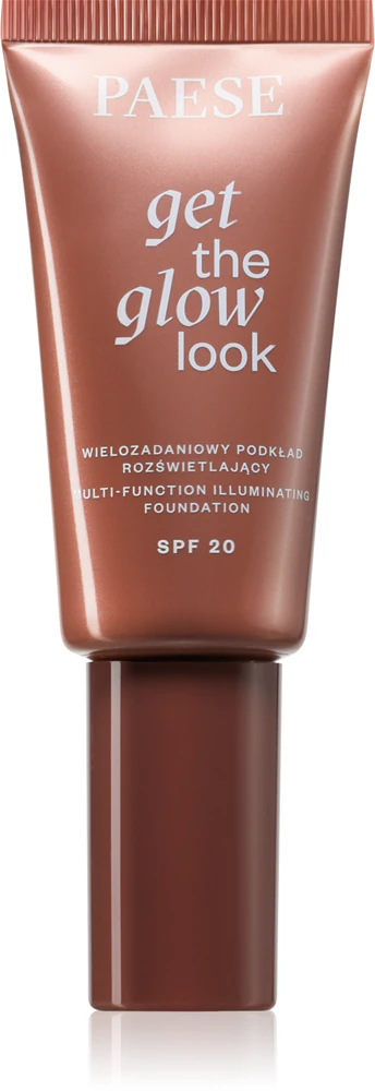 Paese Get The Glow Look Illuminating Foundation Light makeup with brightening effect SPF 20 Farbton 3N Warm Beige 30 ml