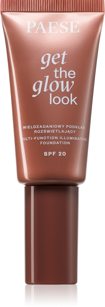 Paese Get The Glow Look Illuminating Foundation Light makeup with brightening effect SPF 20 Farbton 2N Sand Beige 30 ml