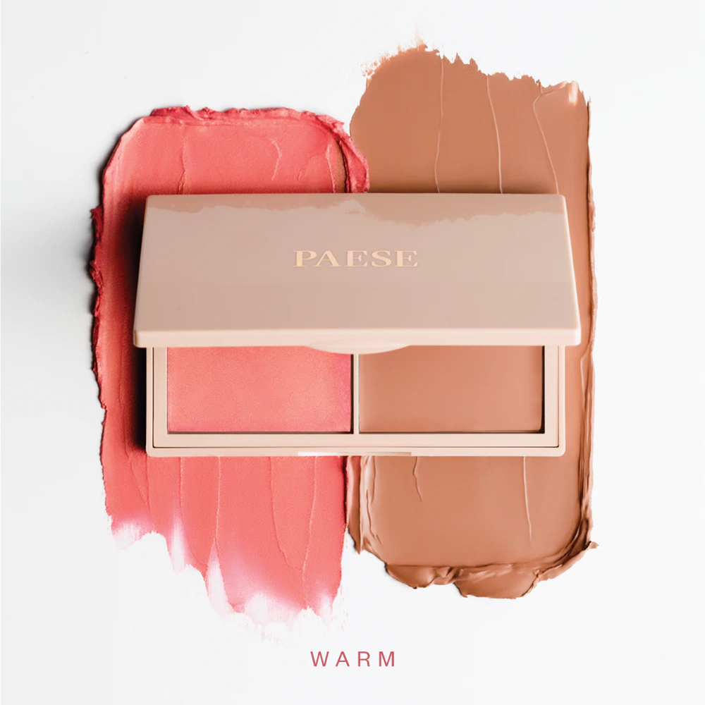 Paese Kiss My Cheeks Face Contouring Palette Cold Contouring Palette for the Cheeks