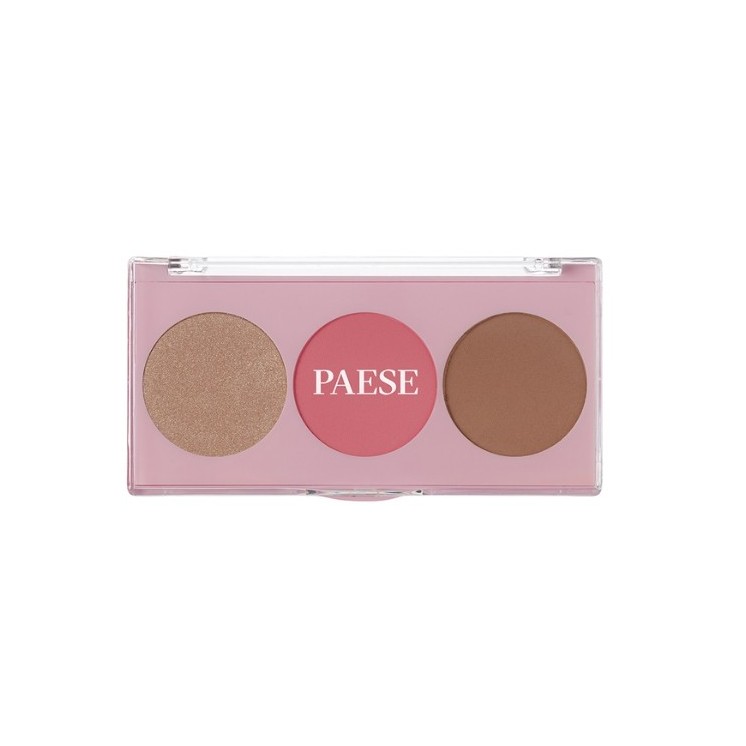 Paese Limited Edition Contouring Palette Highlighter + Blush + Bronzer 8 g