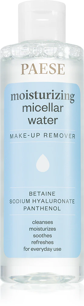 Paese Moisturizing Micellar Water cleansing micellar water for make-up removal with a moisturizing effect