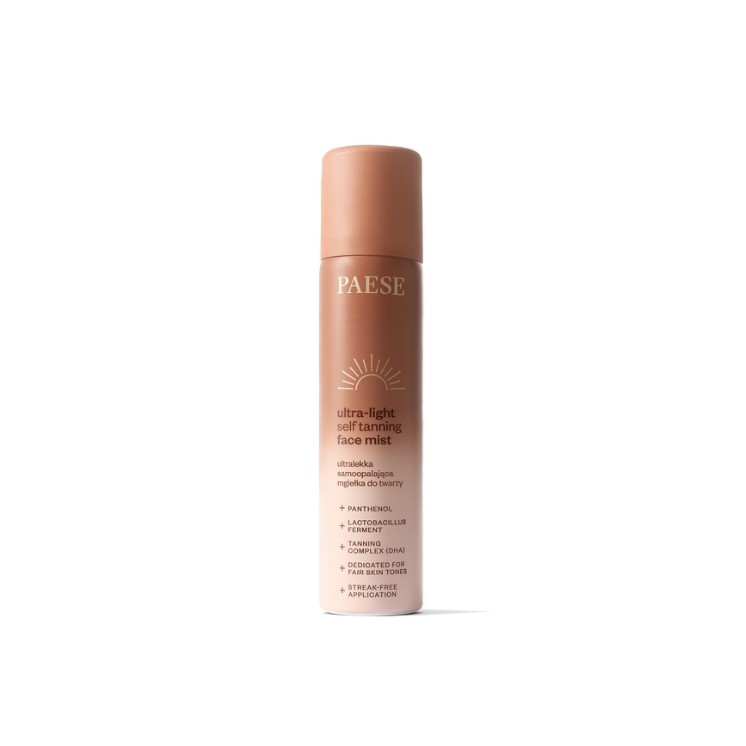 Paese Ultra-Light Self-Tanning Facial Mist 75 ml