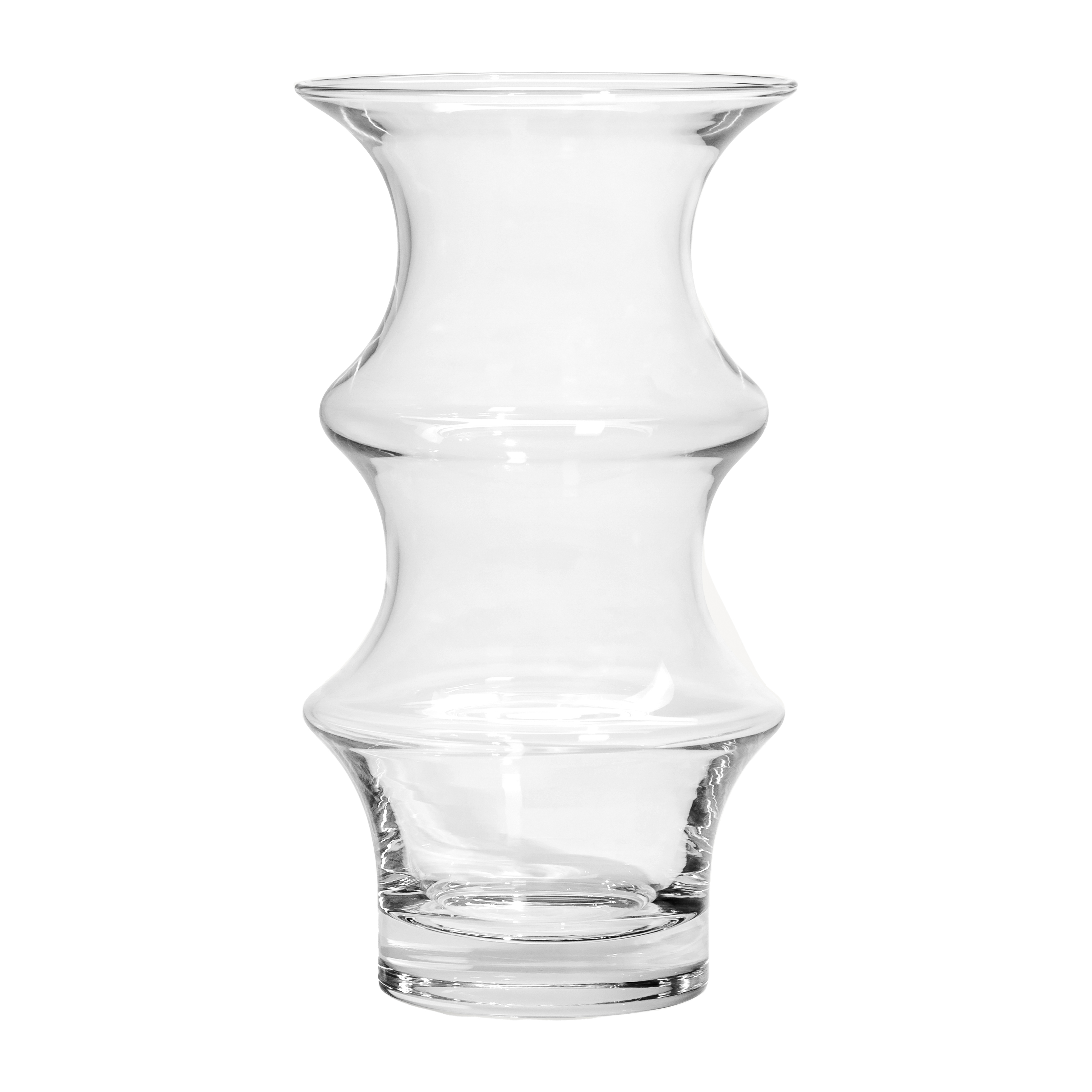 Kosta Boda Pagoda Vase 25.5cm, Transparent
