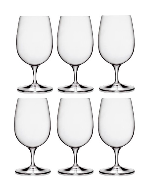 Palace Water Glass with Stem, 6-Pack