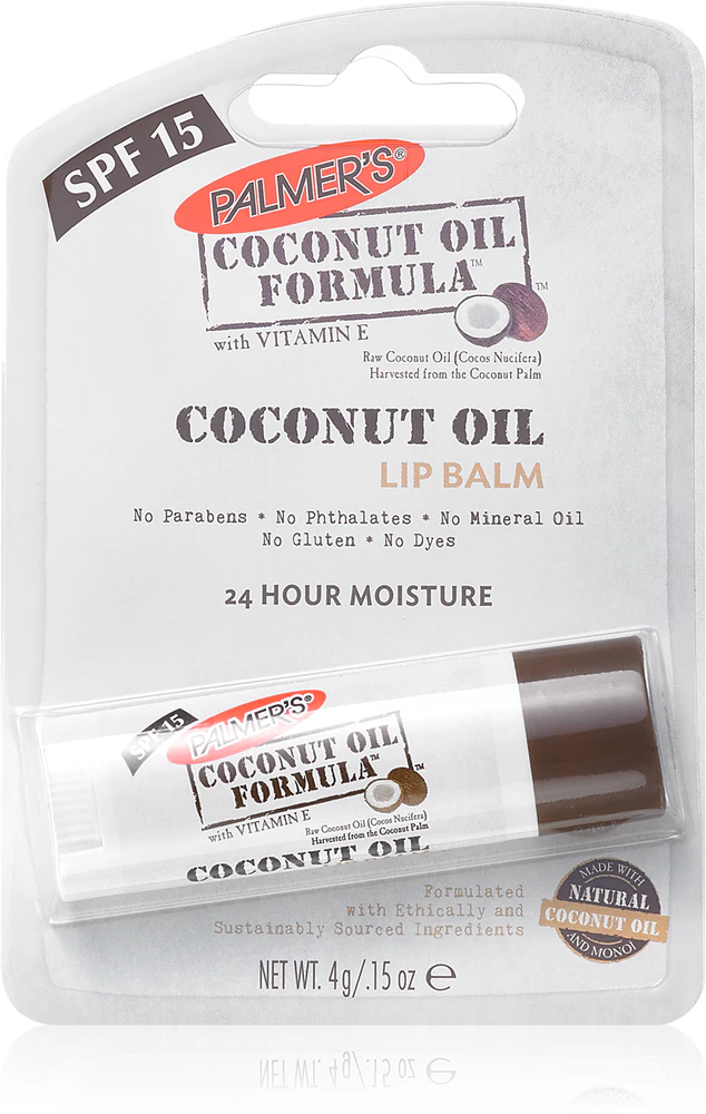 Palmer’s Face & Lip Coconut Oil Formula moisturizing lip balm stick SPF 15