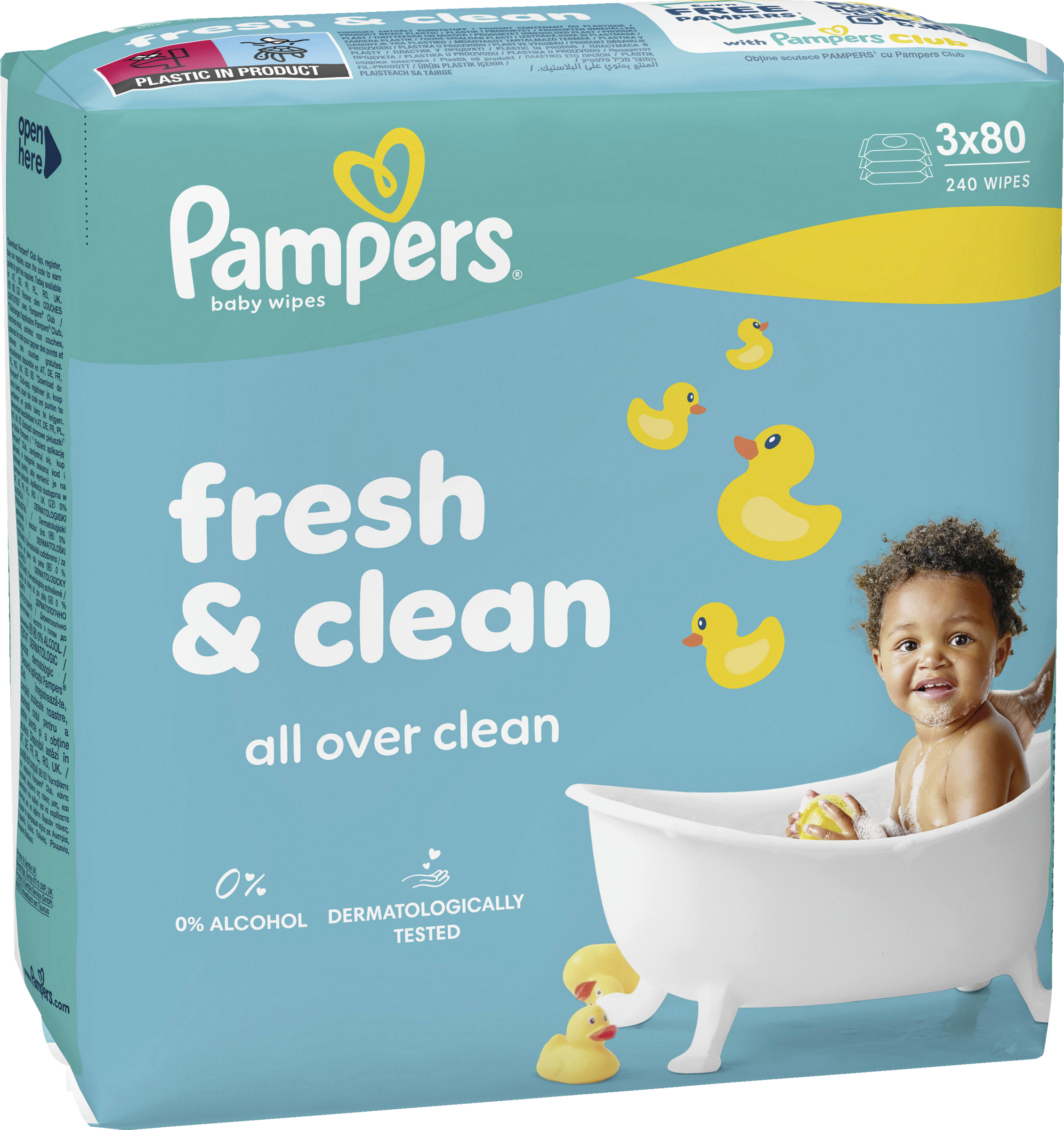 Pampers Fresh Clean wipes